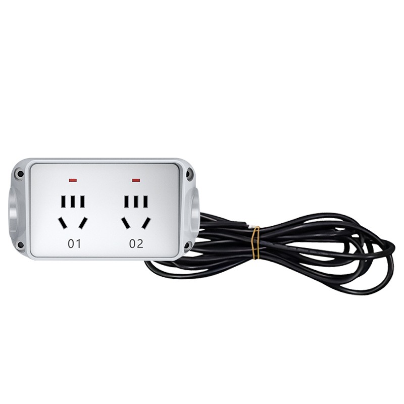 电瓶车充电桩带线双路插座
