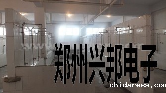郏县第一高中学生浴室IC卡水控系统安装现场